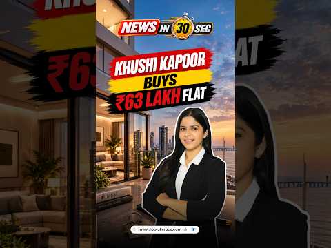 Khushi Kapoor Buys 180 Sq Ft Bandra Home for ₹63 Lakh