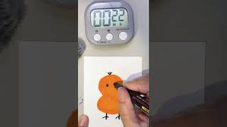 1 Minute Drawing Challenge ✏️ | Satisfying Pencil Sounds ASMR (No Talking)
