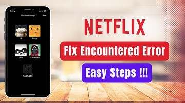 How to Fix Netflix Has Encountered an Error ! [EASY STEPS]