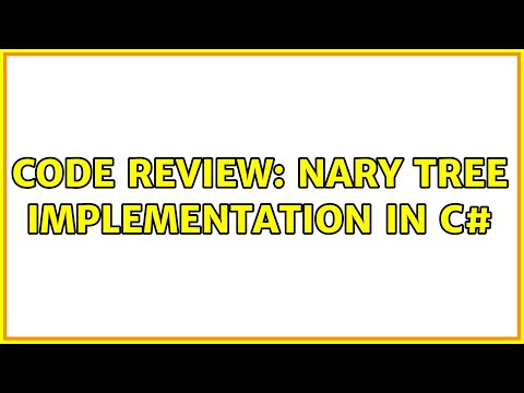Code Review: NAry Tree implementation In C#
