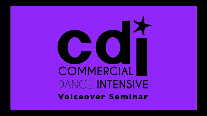 Voiceover Seminar with Commercial Dance Intensive Faculty Suzy Guarino-Hall