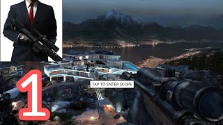Hitman Sniper Gameplay Walkthrough Part 1 Tutorial (Android, iOS) screenshot 4