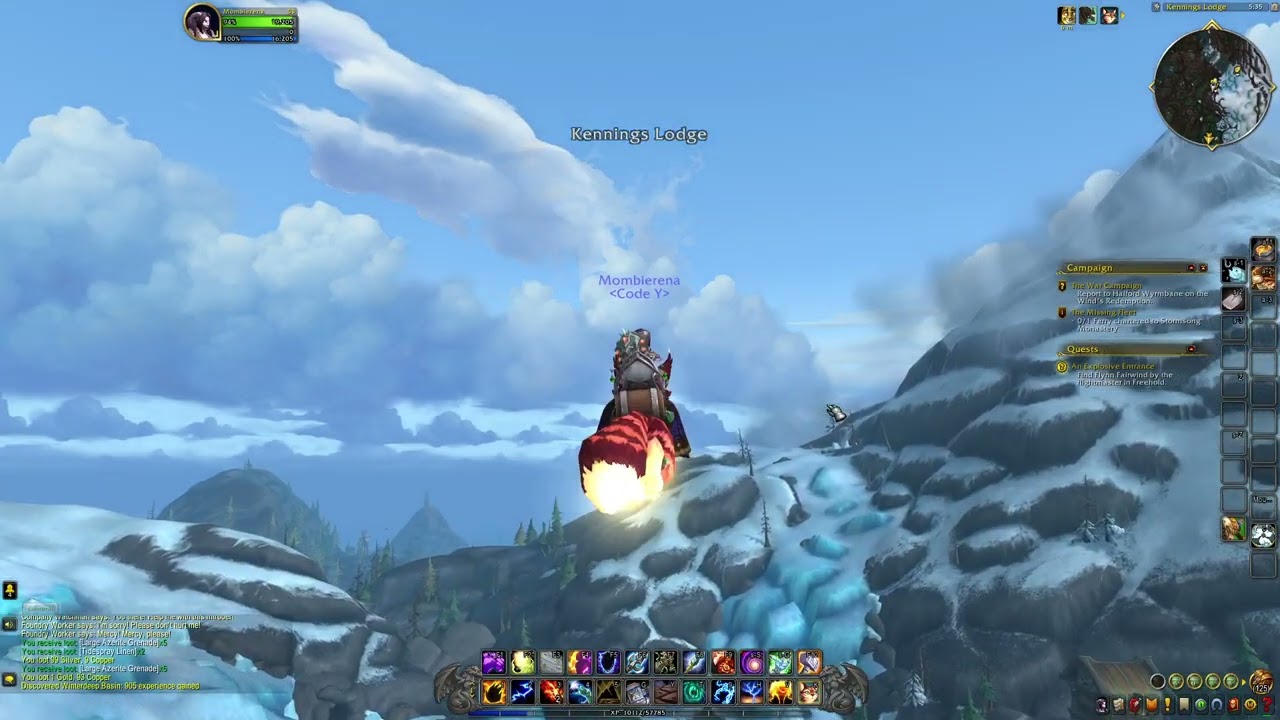 Draenei Shaman,  BFA, The quest to reunite mother and daughter FAILS...