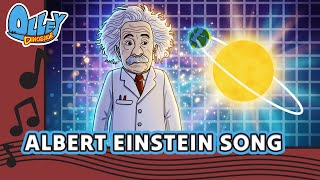 ALBERT EINSTEIN SONG - Music Video | Olley Dinosaur | Learn Sing Explore | Educational Kids Songs