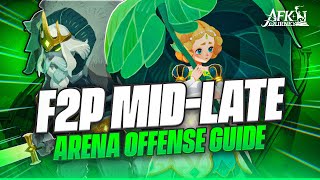 Zeee Best Arena Guide  F2P/Low Spender MidEnd Game Arena Offense!【AFK Journey】