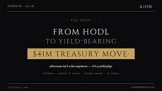 Bitmine just dropped $41M onto Ethereum — the yield-bearing treasury thesis investors must price in