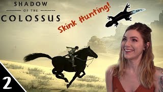 Skink & Colossus Hunting! | Shadow of the Colossus Pt. 2 (BLIND) | Marz Plays