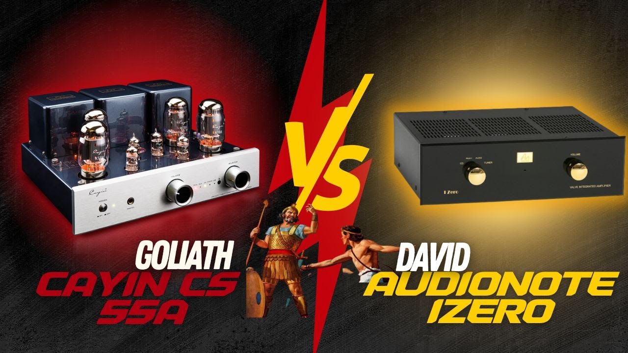 AudioNote iZero vs Cayin CS 55A - YouTube