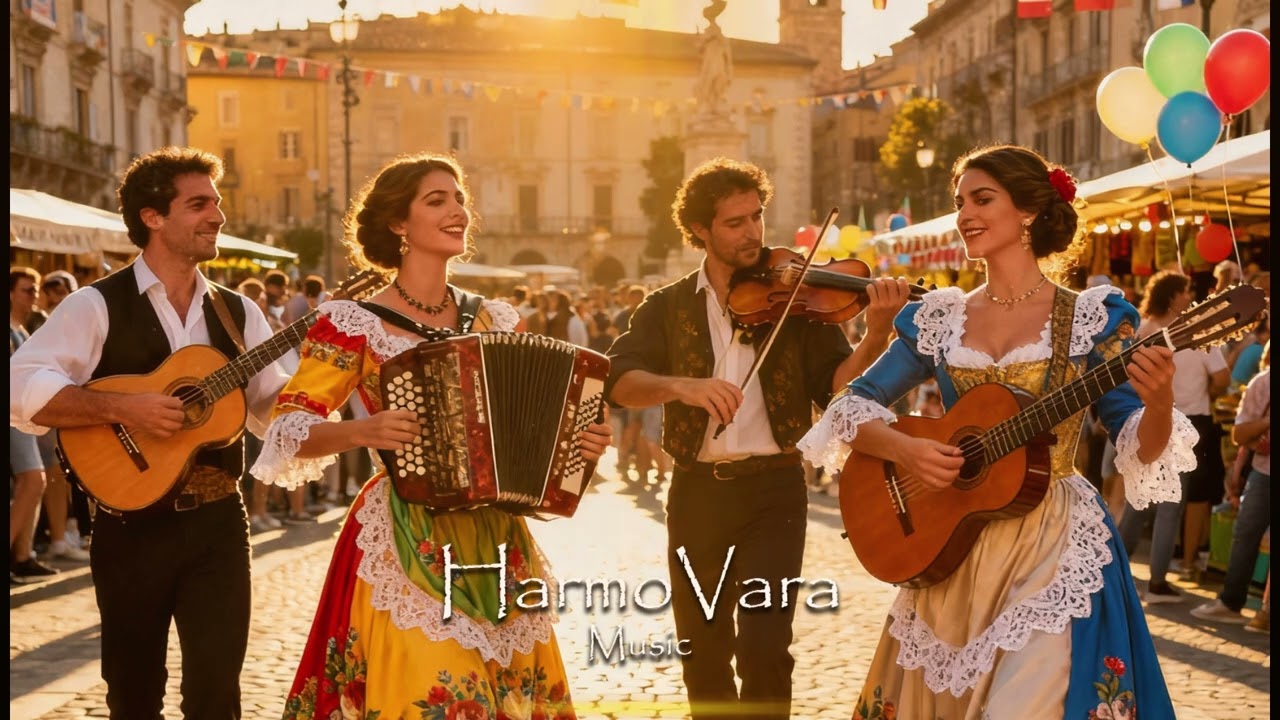 Tarantella Napoletana - Festive Mandolin, Accordion & Violin from Italy