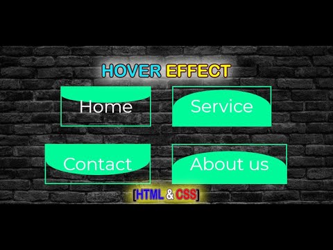 Button hover effect Using HTML & CSS Only || Q Tech Info