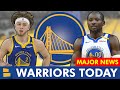 Warriors Get A DOUBLE DOSE OF MAJOR NEWS On Jonathan Kuminga &amp; Brandin Podziemski