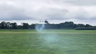 TRex 600 Nitro hovering
