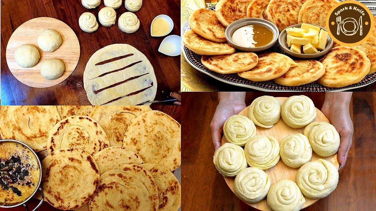 Moroccan Meloui or Malawi Bread Suhur Special Ramadan Spork