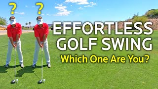 EFFORTLESS GOLF SWING  LOOSE OR TIGHT WRISTS?