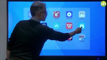 Trabajo con Google Apps | Monitor interactivo TRAULUX serie TLM80-1
