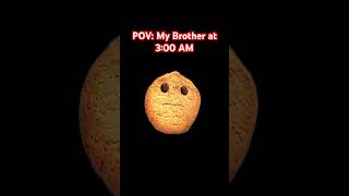 My brother at 3am #3am #brother #cookie #lungs #scream #crazy #subgoal200 #memes #trend #funtrend
