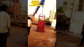 automatic opening and closing concrete bucket #mechanicalengineering #concretebucket#lift