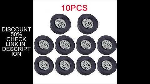 6~10PCS -50~ +70°C Mini Digital Thermometer Hygrometer Fridge Freezer Tester Temperature Tester Sens