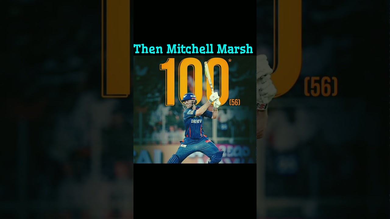 LSG vs GT | Mitchell Marsh century | Cricket_Craze36