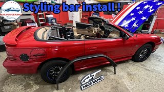 How to install a MMD/CDC Convertible Styling Bar on a SN95 9498 Mustang