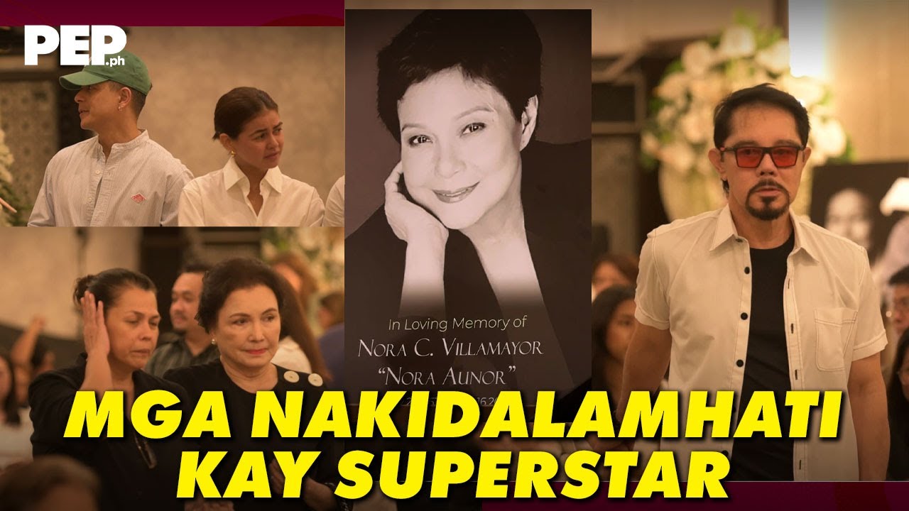 PANOORIN: MGA ARTISTA AT SHOWBIZ PERSONALITIES NA DUMALAW SA BUROL NI NORA | PEP EXCLUSIVES