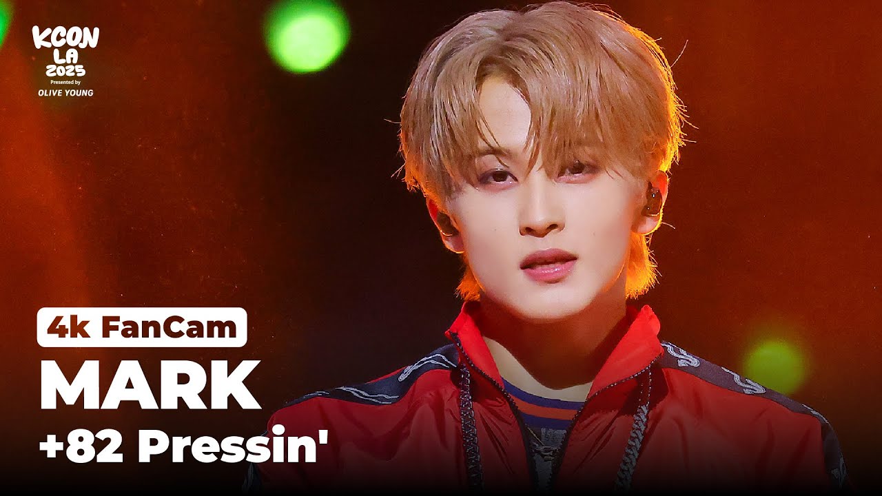 [4K FanCam] MARK - +82 Pressin' (Feat. 해찬) | KCON LA 2025
