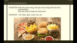 Food our basic need part 1 // Class IV //