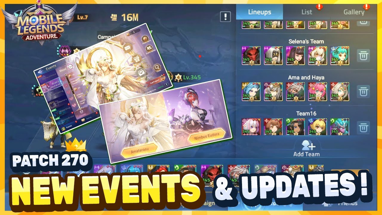New Hero Guide ML: Adventure New Events and Update Patch 270 | Mobile Legends Adventure | MLA