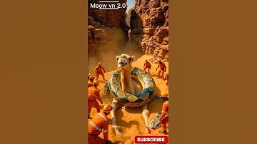 They Found a Camel Wrapped by a Giant Python… What Happened Next Will Melt Your Heart 🐍💔