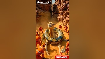 They Found a Camel Wrapped by a Giant Python… What Happened Next Will Melt Your Heart 🐍💔