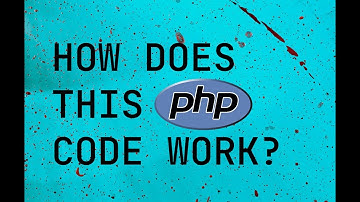 How does this PHP code work? (A challenge)