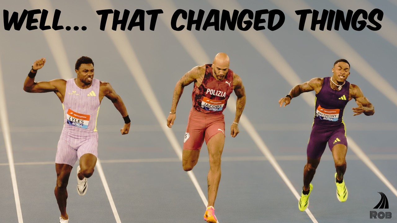 Jordan Anthony Was Coming for Noah Lyles… Then the Rome 100M Changed the Conversation