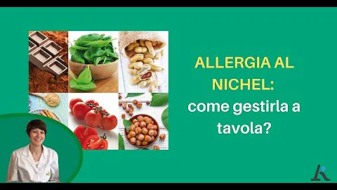 Come guarire da allergia al nichel?
