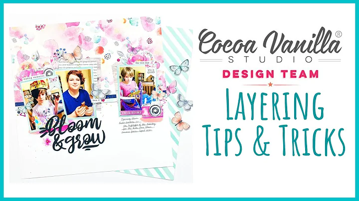 Layering Tips & Tricks | 12x12 Scrapbook Layout | CVS DT