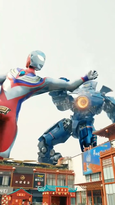 Torang pasukan damai Batudaa versi Ultraman vs robot