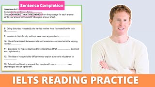 IELTS Reading Sentence Completion | Clear Strategy   Practice