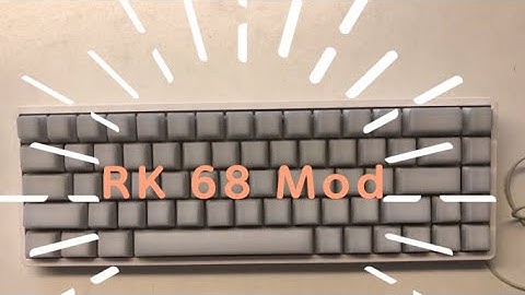 Simple keyboard MODS anyone can do | Royal Kludge 68 | #keyboard #keyboardsounds #keyboardmods