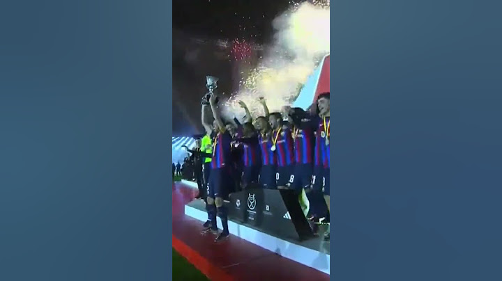 تتويج برشلونة بكأس السوبر الإسباني بعد أداء غير مقنع من الفريق المدريدي. #foryou #fyp