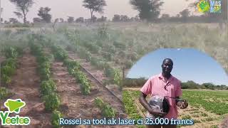 Laser Spray Irrigation_Rossel sa tool ak laser ci 25000 francs
