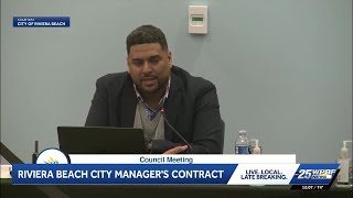 Riviera Beach city manager keeps job after effort to remove him is withdrawn