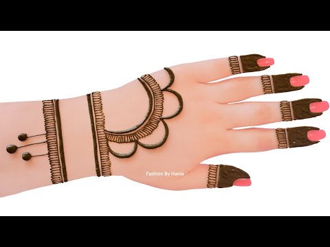 Easy Trick ! Very Easy Simple Beautiful Henna Design For Beginners-Simple Mehndi Design 2023