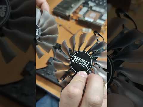 Ремонт видеокарты GTX 1070 - трещат вентиляторы