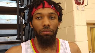 DeAndre' Bembry talks about Hawks picking up his contract option