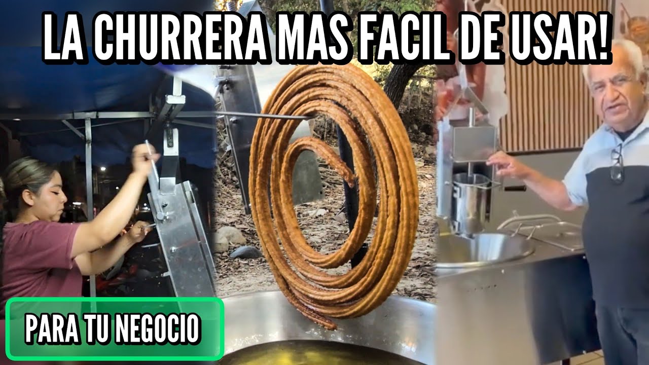 La CHURRERA MAS FÁCIL Para Tu Negocio De Churros, Como Usarlas y Lavarlas
