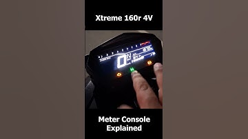 Hero Xtreme 160r 4v Meter Console Explained in 20 Seconds #shorts @Shorts @HeroMotoCorp