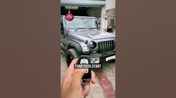 Thar push start | push start button | Thar 2021 | fuel tank push button open