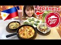 Filipino pizzahut is totally different from japanese one so filipino style for japanese