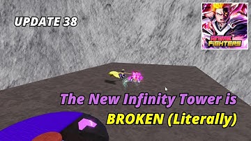 Trying the new INFINITY TOWER! ITS BROKEN! (Literally) - Anime Fighters Simulator Update 38 (Roblox)