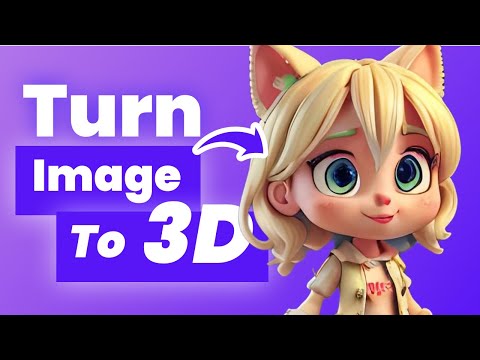 Turn Any 2D Image To 3D Model Using Ai Free - Step By Step Tutorial