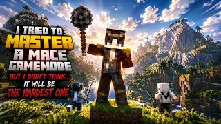 I Tried to Master the Mace Game Mode on Minecraft Bedrock… But It Was VERY HARD! 😭🔥